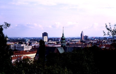 Praktica MTL5 + Helios-44M-4 - Brno from Žlutý kopec Hill
