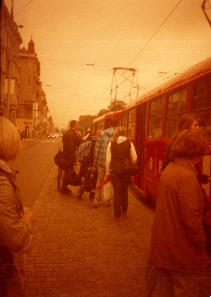 Chaika 3 - Redscale - New Scan - Arriving Tram
