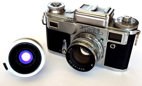 Kiev 4 / КИЕВ 4 / КИЇВ 4 + Jupiter 12 Lens