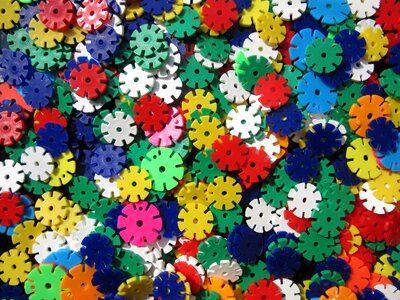 Plastic many mess