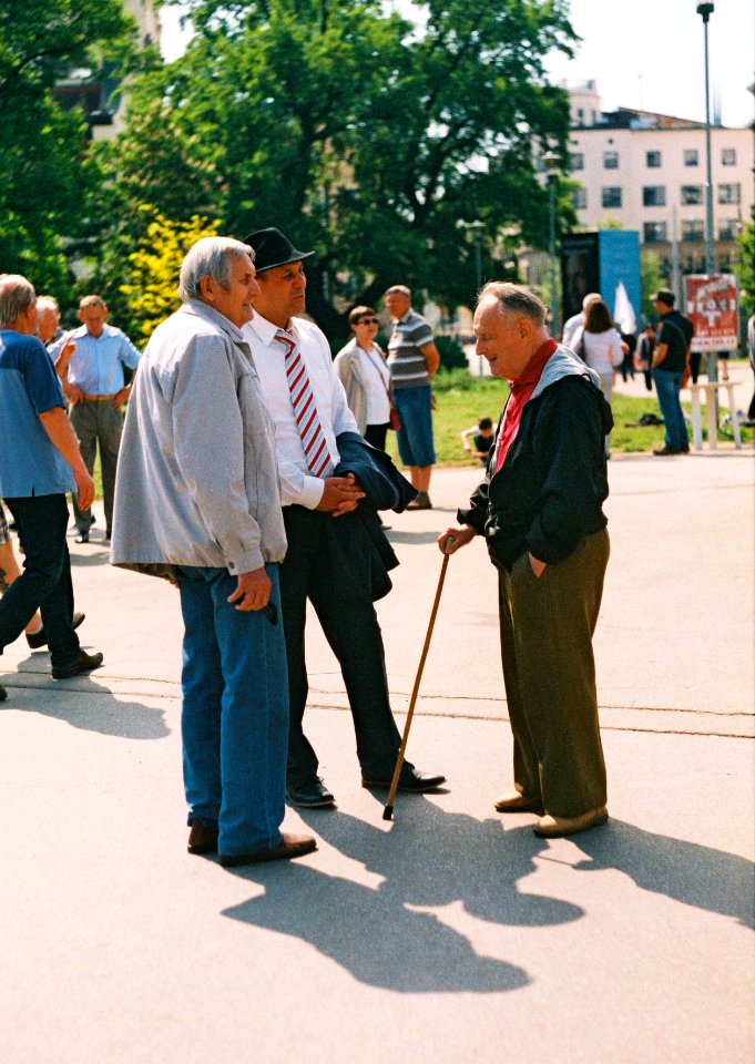 Praktica MTL 5 +  Helios 44-2 2/58 - May Day Brno 2014 - 05