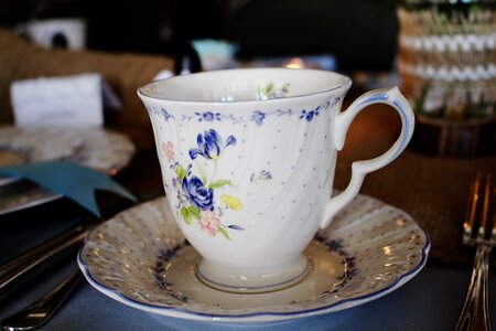 Traditional cup table photo