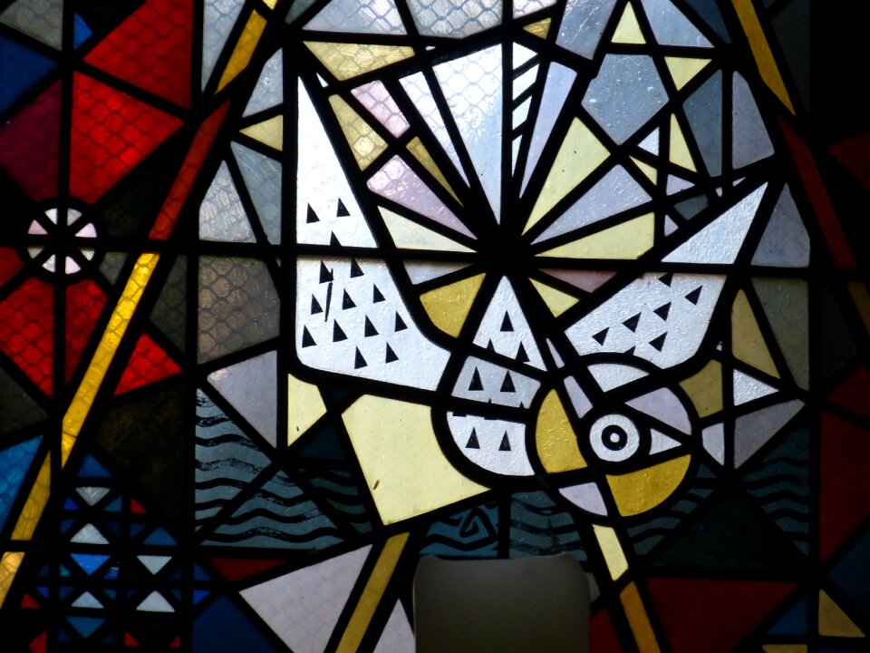 Historic center church window