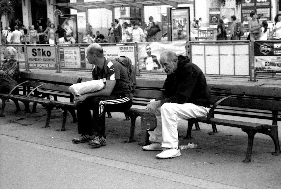 Taken with Canon Prima Zoom (Sure Shot) 76AiAF - Tram Stop Scene 01