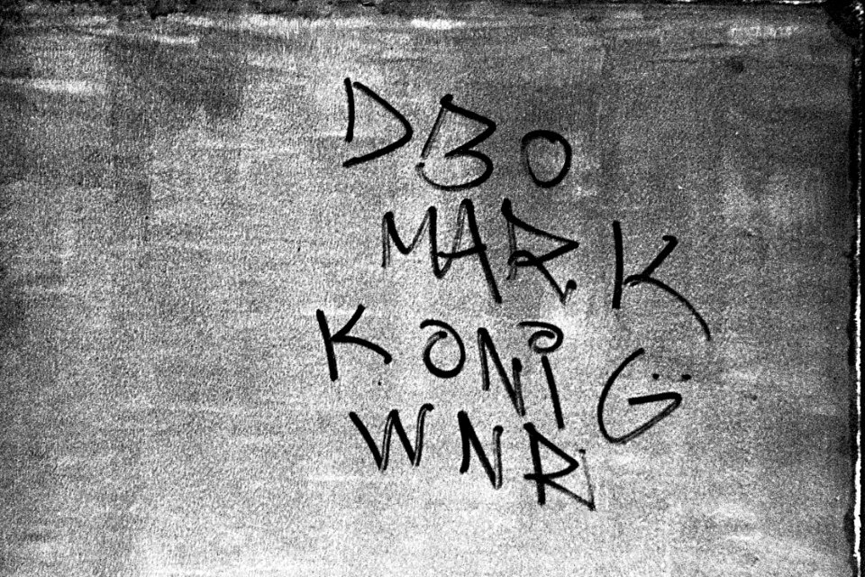 Canon Prima Zoom 80u (Sure Shot 80u) - Grafitti on Public Toilet Window