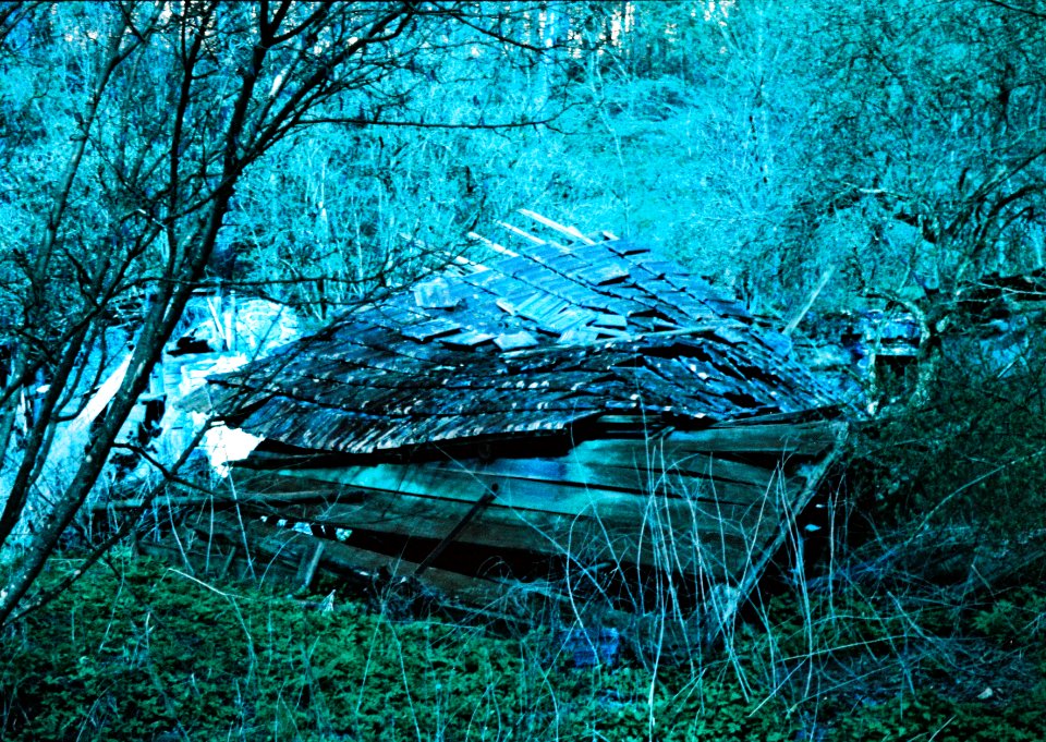 Praktica MTL 5 + Helios-44-2 - Lomography LomoChrome Purple - Ruin