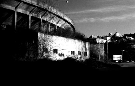 Fed 3 with Red Filtre - Abandoned Stadium