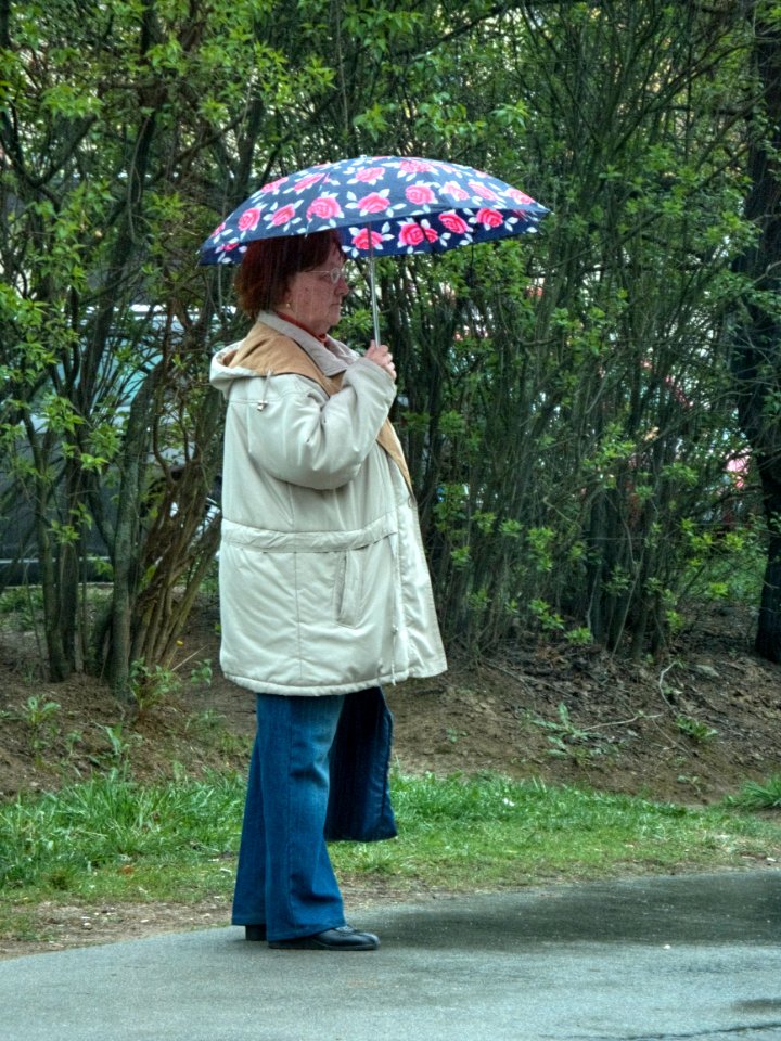 Woman with Umbrella
