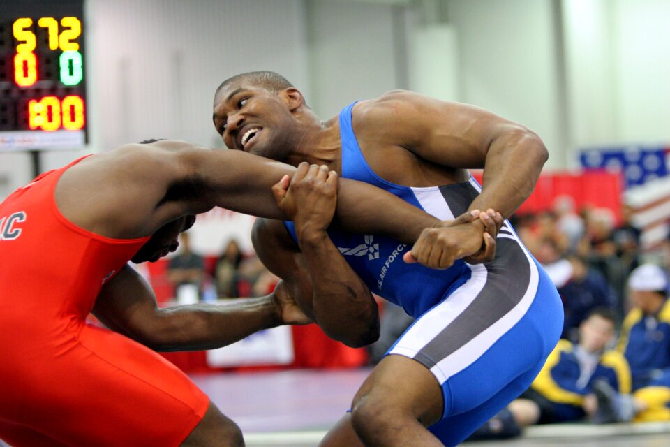 Athletes match sport