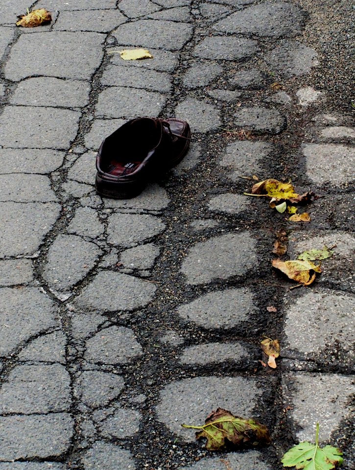 Abandoned Shoe Found in Psychiatric Hospital Brno-Černovice