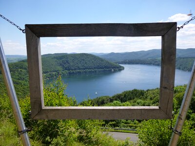 Water blue window
