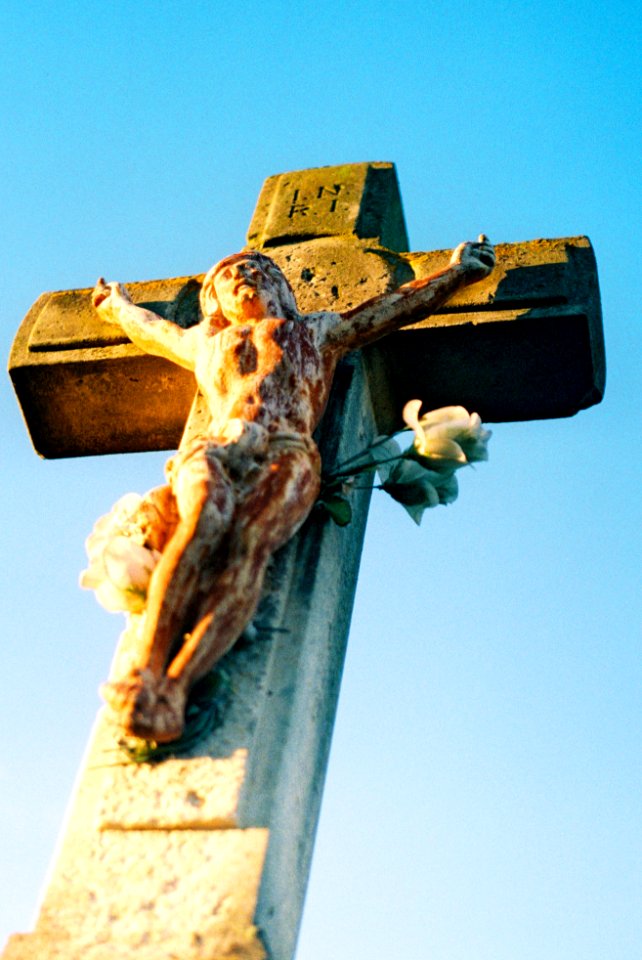 Zorki 4 + Industar-61 L/D - Crucifix with a Rose