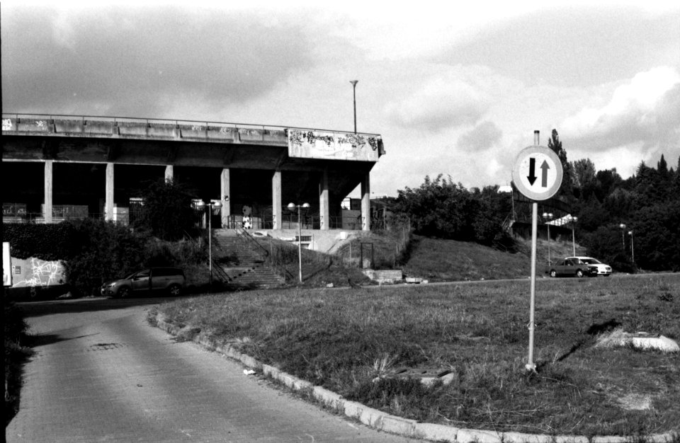 Canon EOS30 - New Scan - Abandoned Soccer Stadium in Brno