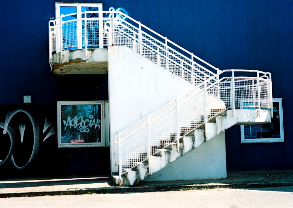 Ricoh TLS 401 with Helios 44-2 -Stairs
