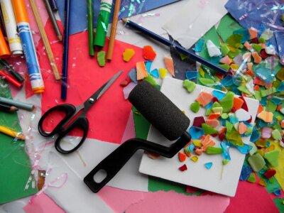 School supplies creativity