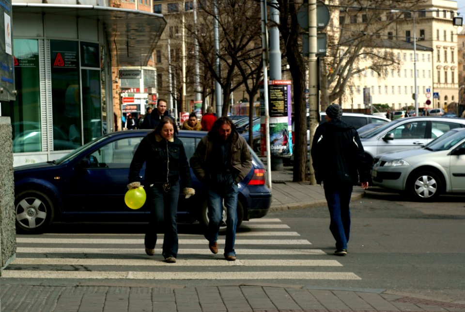 Sony Alpha A230 with Helios-44-2 - Crosswalk Scene