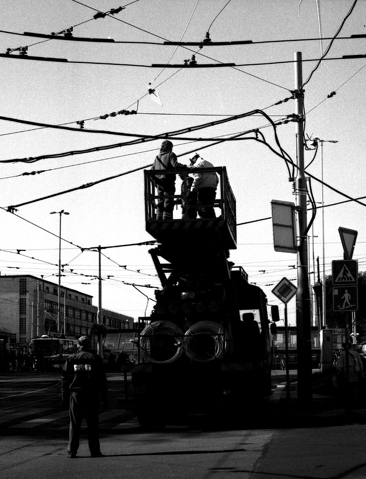 Praktica Super TL +  Helios 44-2 2/58 -  Street Contrasts