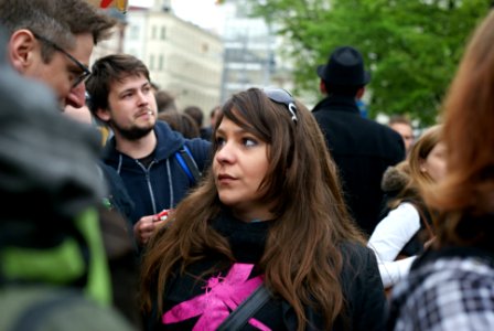 Sony Alpha A230 with Helios-44-2 - Blockade of Neonazi March - Part 2: Getting Ready 06