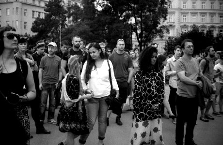 Elikon 35S - Antifascist and Pro-Refugee Demonstartion in Brno
