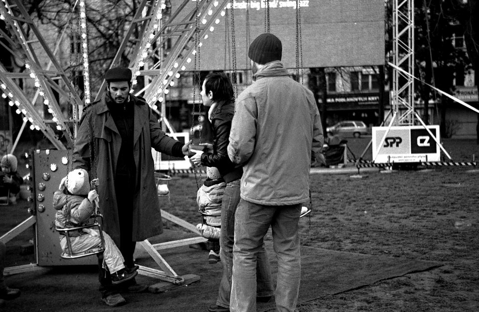 Kiev 4 + Jupiter-8 - Merry-go-round Scene 1