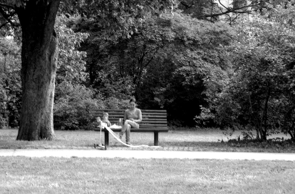 Praktica BC1 with Pentacon Prakticar 2,8/135 - Another Quiet Park Scene