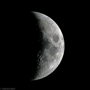 Waxing Crescent Moon on 4-12-16
