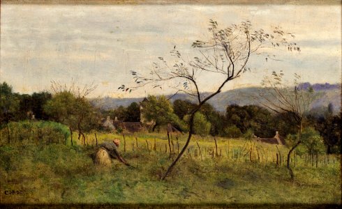 Landscape with a Peasant Woman