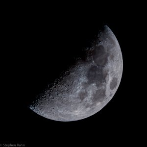 First Quarter Moon - 50% Illuminated