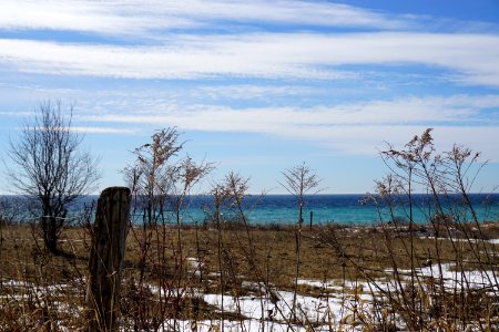 Farm field near Pickering and Lake Ontario