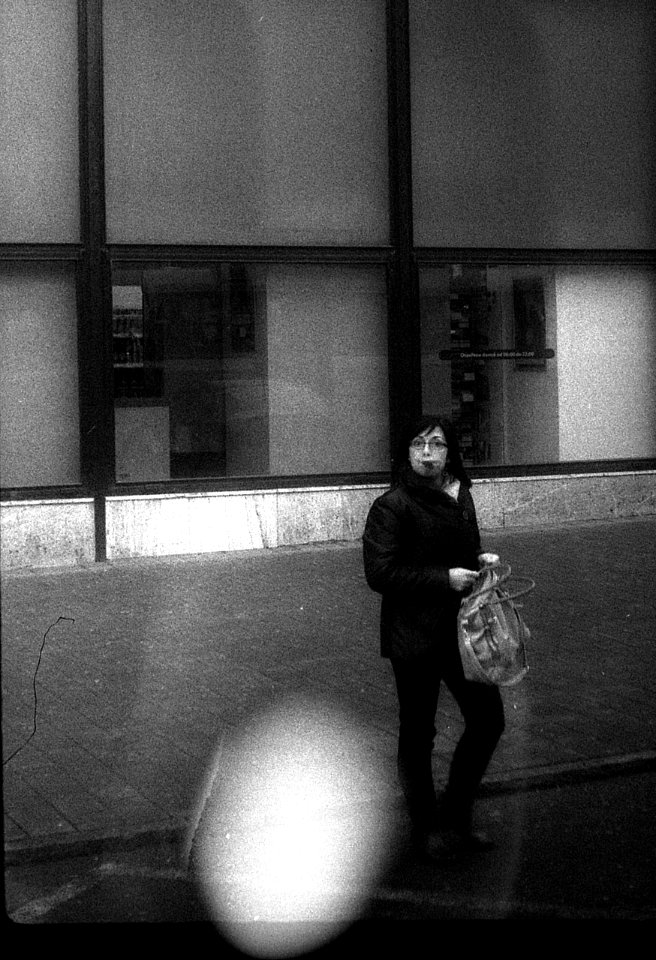FED-5S + Industar-50 - Woman taken from Tram Window