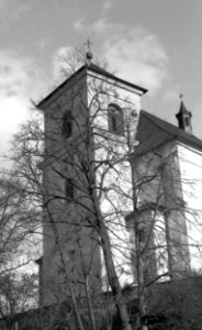 Canon EOS 30 + Ortho 25 film - Church of St. Wenceslaus (Brno-Obřany)