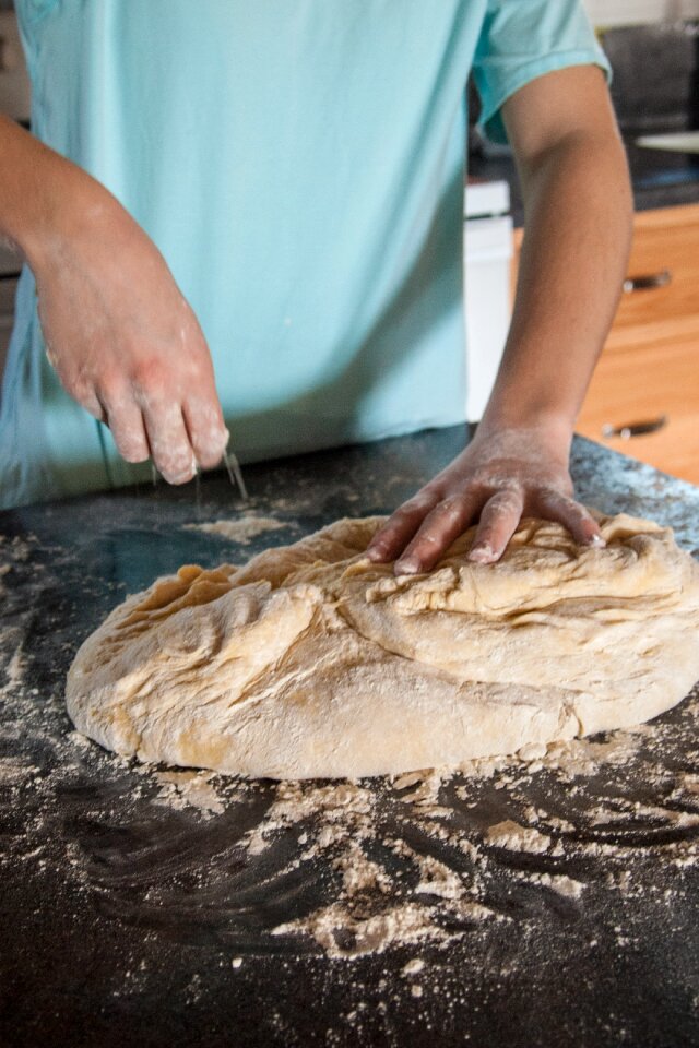 Dough ingredients fresh