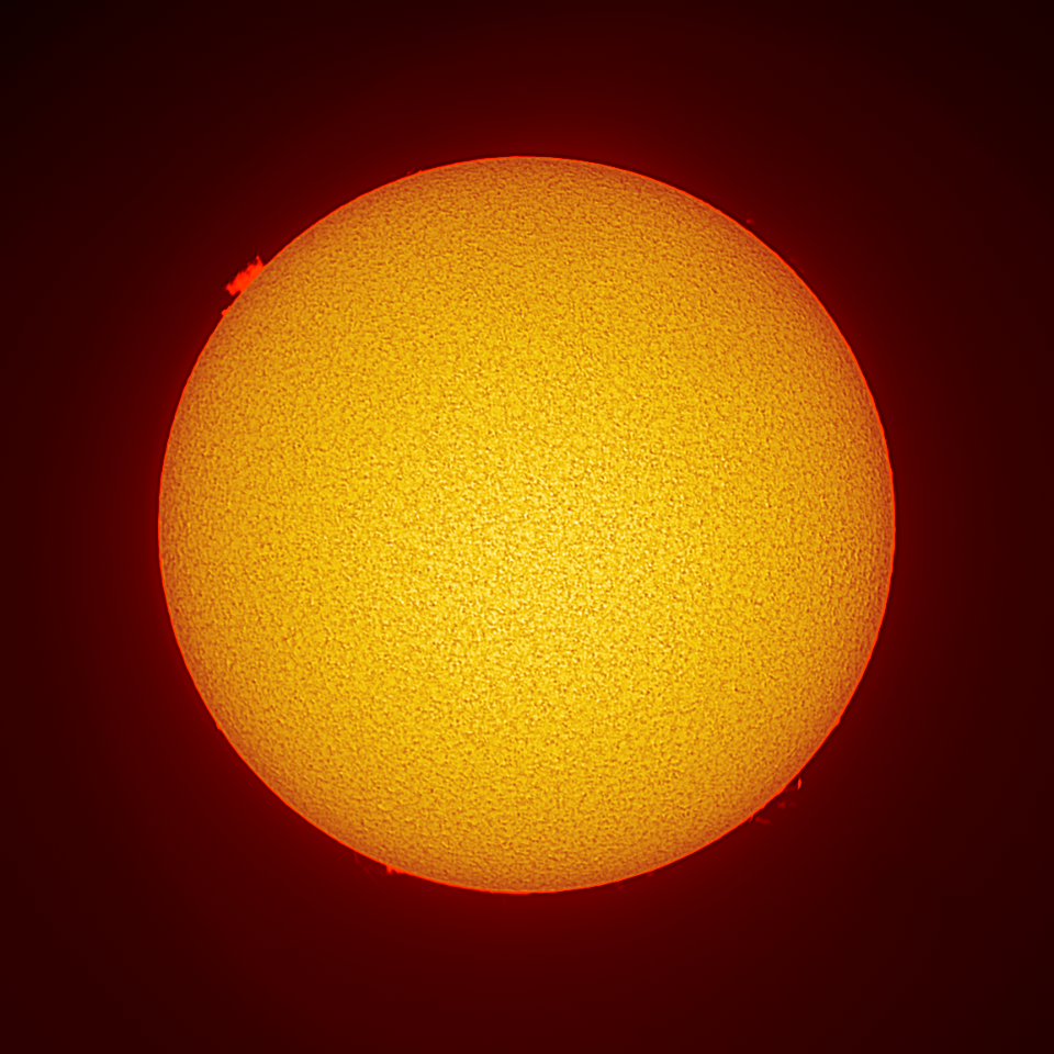 Sun in Hydrogen-alpha on 4-22-19