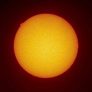 Sun in Hydrogen-alpha on 4-22-19