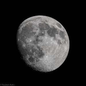 Waxing Gibbous Moon on 8-26-15 photo