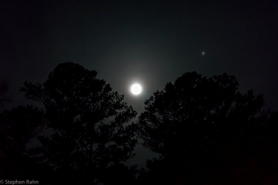 Full Moon and Jupiter