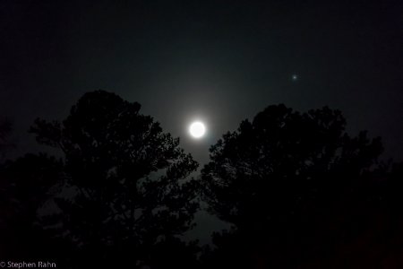 Full Moon and Jupiter