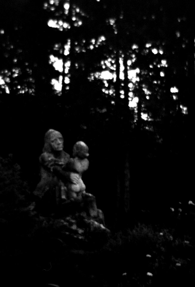 Holga 120FN - Statue in Bohunice Hospital 1