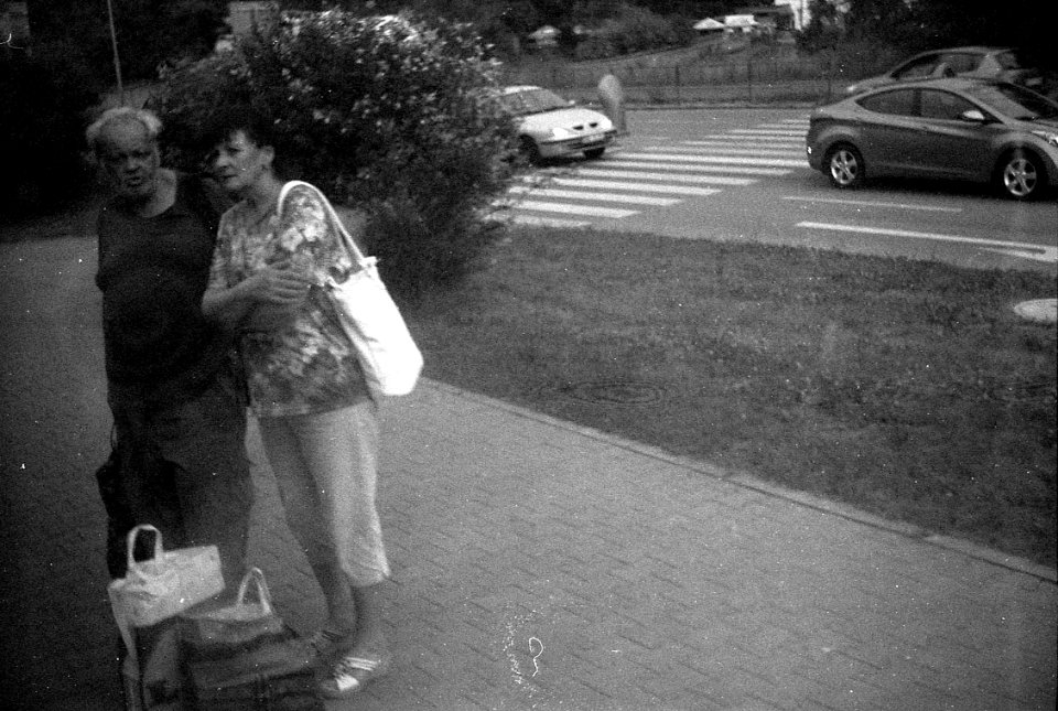 Smena 8M - Elderly Couple Seen from the Tram