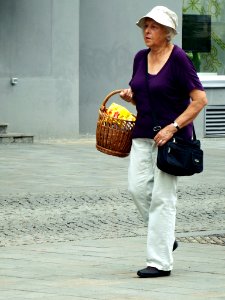 Woman with a Basket photo