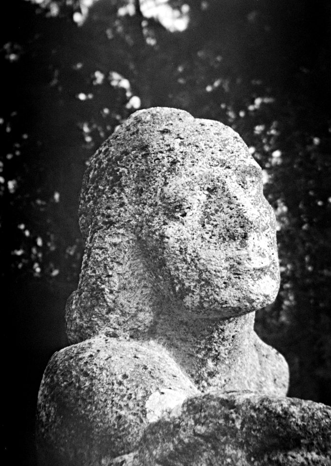Portrait Brownie No2 - Statue in Hospital Garden 2