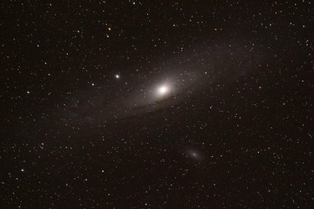 Raw Andromeda Galaxy photo