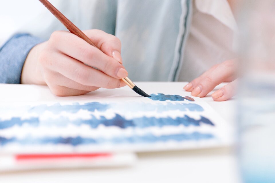 Painter brush artistic