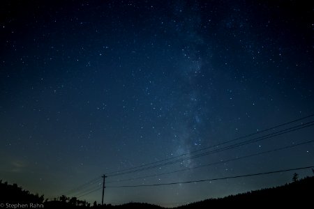 Milky Way over North Georgia photo
