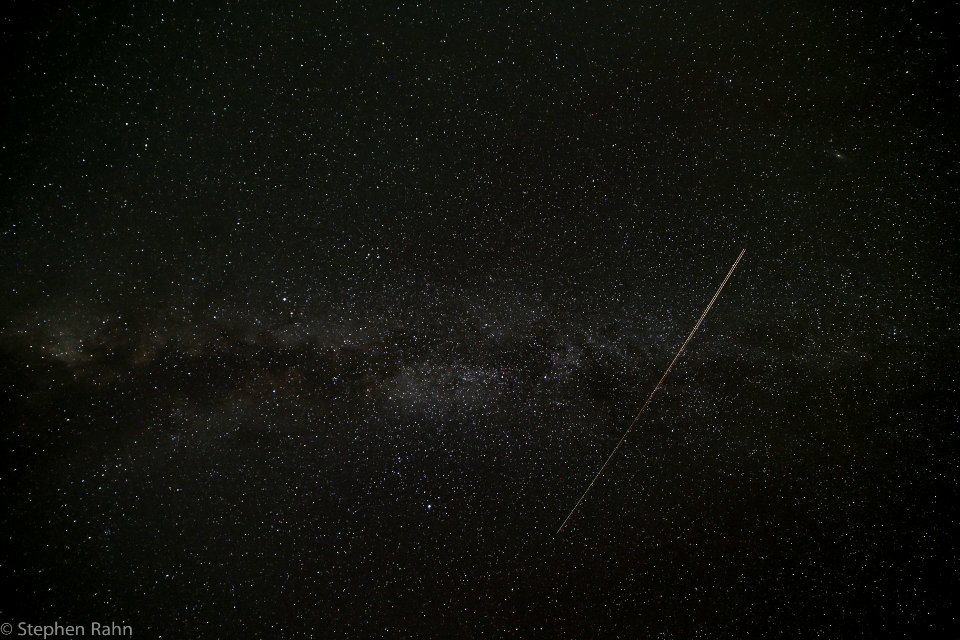 Flying through the Milky Way