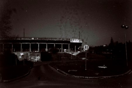 Kiev 4 + Jupiter-12 - Abandoned Stadium Underexposed