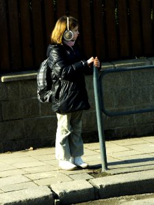 Little Gritl at Sidewalk