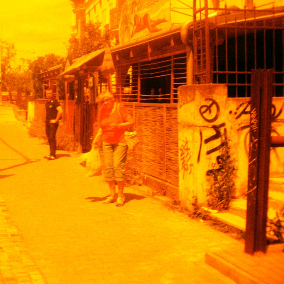Vilia + Redscale - At a Bus Stop