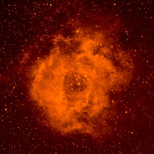 Rosette Nebula in Hydrogen-alpha