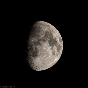 Waxing Gibbous - 76% Full photo